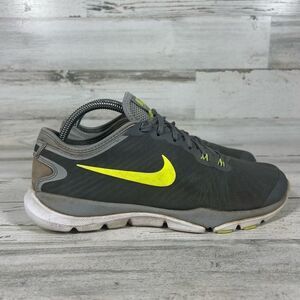 Nike Flex Womens  Size 9 Supreme TR 4 Gray/Vt Green‎ Running Shoes Low Top